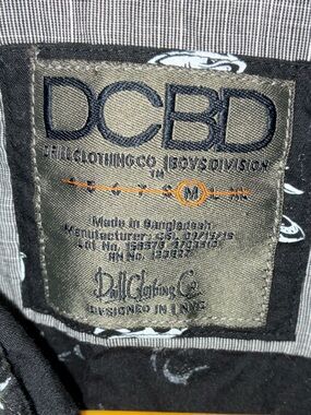 DCBD Boys' Black Button-Down Shirt - Medium